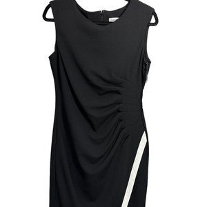 Calvin Klein NWT Classic Long Black Dress Sleeveless Sz. 10